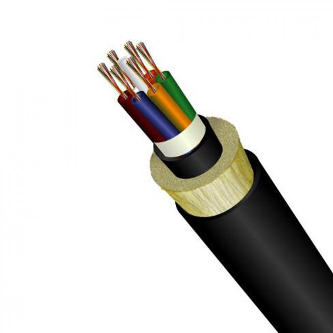 На открытом воздухе режим кабеля оптического волокна ядра АДСС АДСС 48 одиночный или многорежимные волокна
