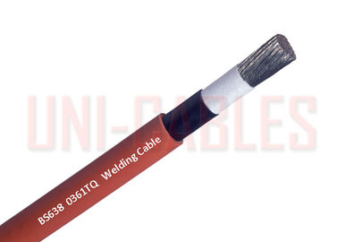 Китай 0361ТК/БС638 резиновый гибкий кабель, теплостойкий оранжевый кабель электрической сварки 100В поставщик