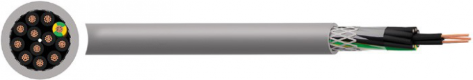 Чернота кабеля системы управления ПВК ЭН 50525 до 2 до 51 КИ ТКВБ БС электрическая с белыми номерами