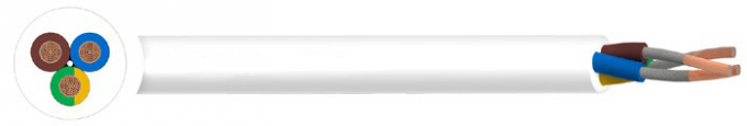Белое кабель БС 5266-1 стандартный огнезащитный для нормального запасного освещения