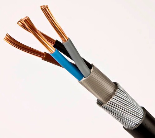 Постельные принадлежности ПВК стальных проводов электрического кабеля ЭН 60332 БС 25мм бронированные слабые
