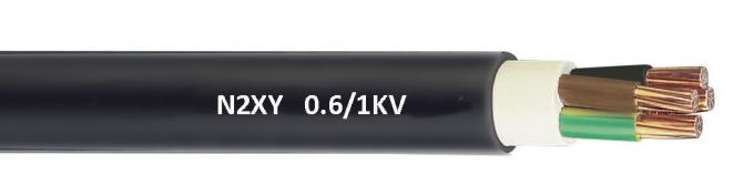 600 Унармоуред Акк кабеля Н2СИ низшего напряжения 1000В. Чернота ВДЭ 0276 ДИН для электроснабжения