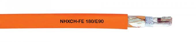 Галоид - свободный кабель ИСО9001 180 огнестойкости ФЭ НХСКХ/Э90 с концентрическим проводником